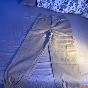 Forever 21. Nude color cargo pants.